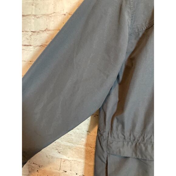 Eddie Bauer Jacket Men's Medium Slate Gray Full Zip Front Mesh Lined Pockets - Picture 12 of 12